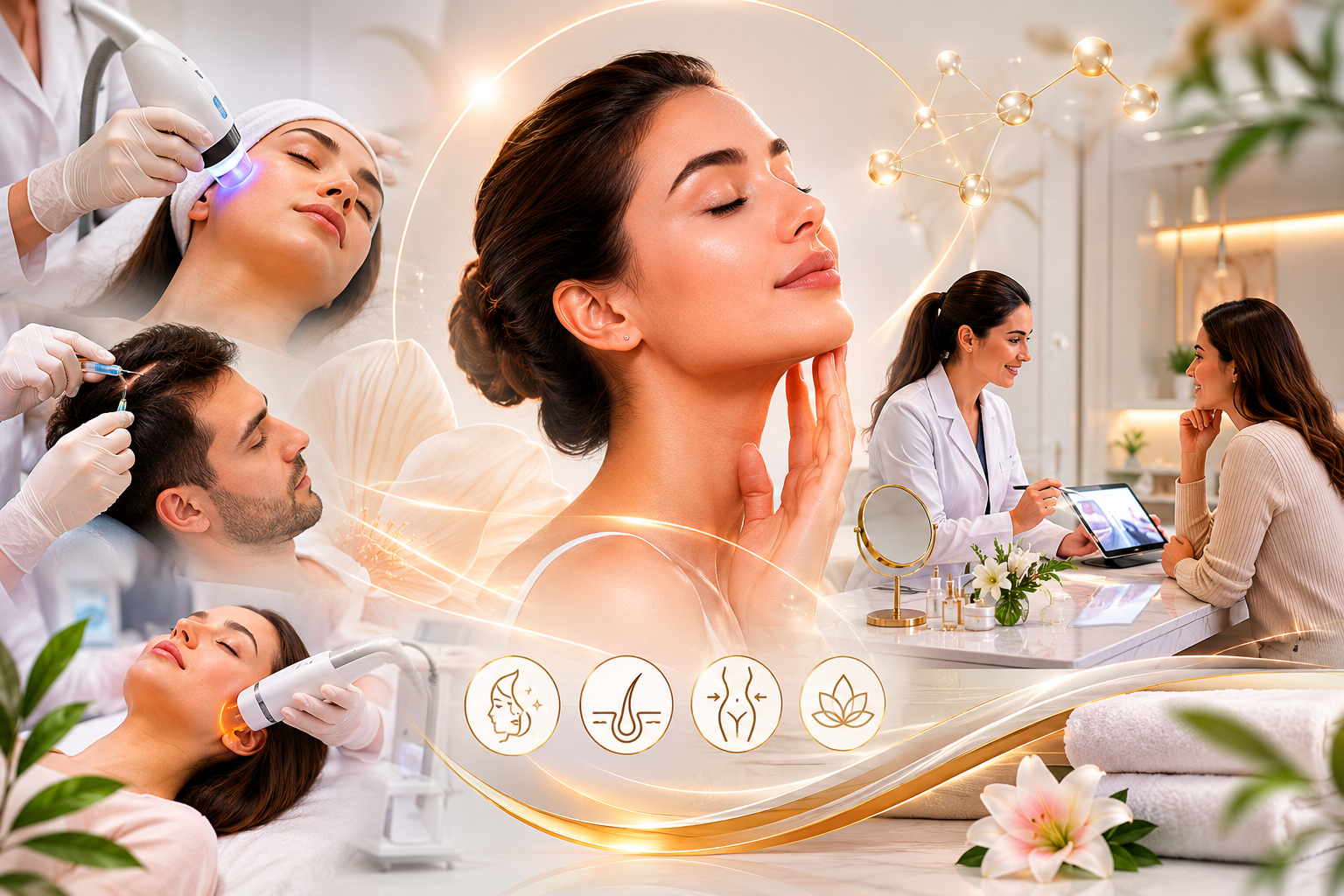 Aesthetic clinic consultation