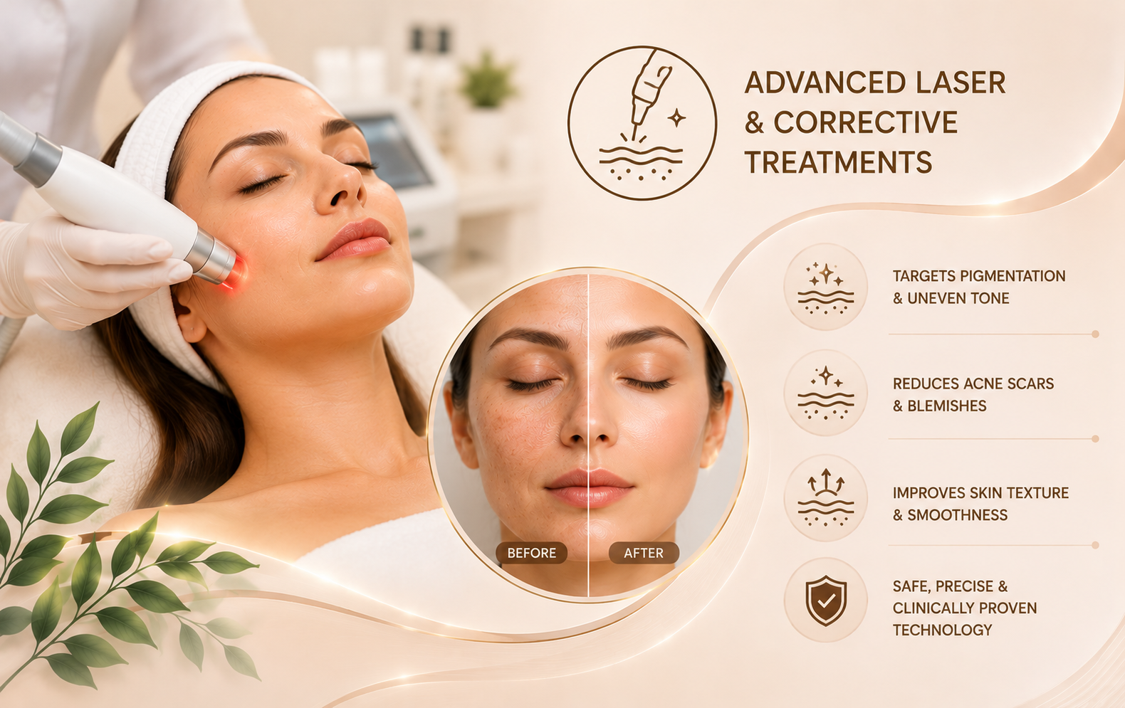 Laser and corrective treatment consultation