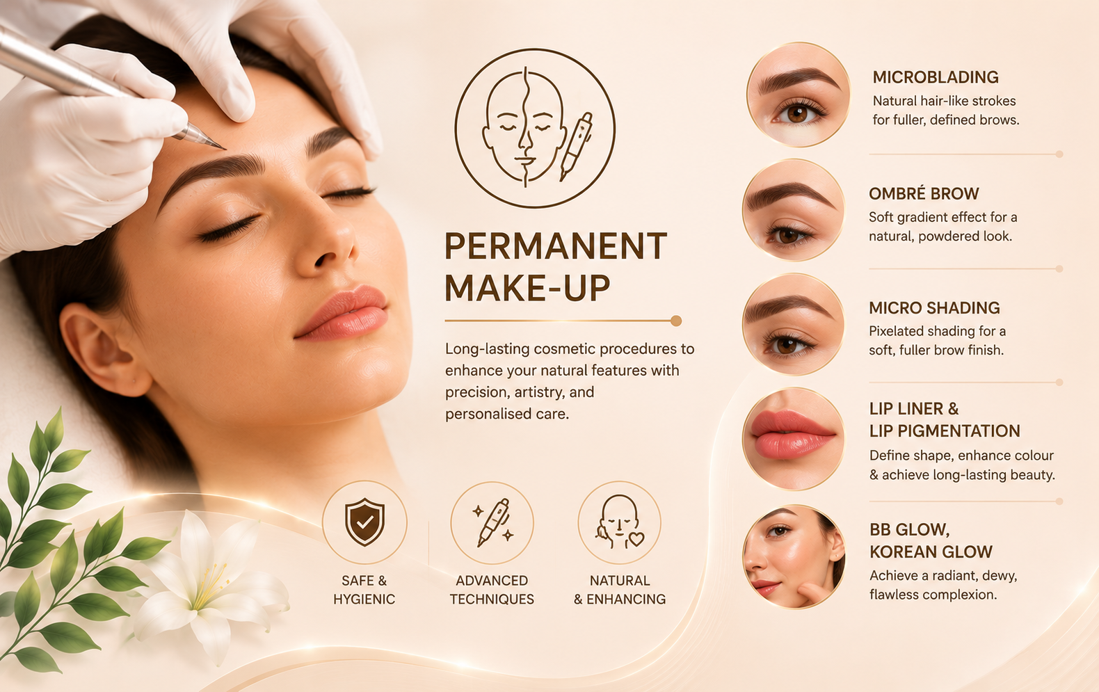 Permanent make-up treatment